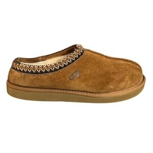 UGG Scuffette Slipper Chestnut Suede Sheepskin Lined Slip On Shoes Womens 11